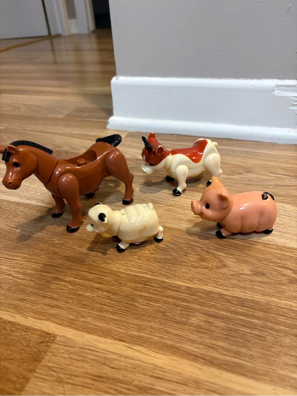 Playskool Lil Playmates Farm Animals  Hong Kong Vintage